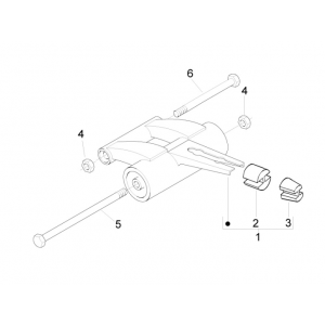 Motorophanging Gilera Runner 50 SP 50 2-takt LC 2010-2017