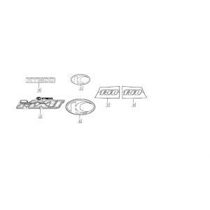 Emblemen - Stickers Kymco MXU 150