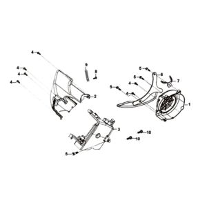 Shroud assy Sym Orbit II 125i E4