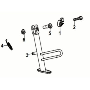 Side Stand Sym Symphony ST 125i LC E5