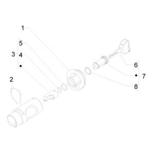 Cotactslot Piaggio Liberty 4-takt