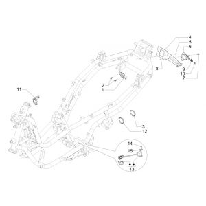 Cotactslot Piaggio MP3 300 ie LT Business - Sport (met en zonder ABS) 2016-2018