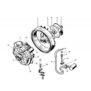 Ontsteking - Stator - Vliegwiel - Bobine Solex