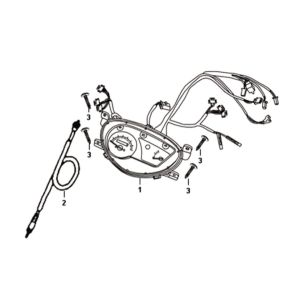 Speed meter Sym Orbit II 125i E4