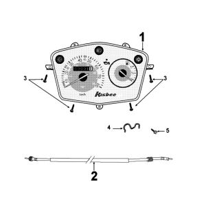 Speedometer Peugeot Kisbee 2-takt