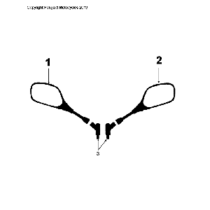 Spiegels Peugeot Citystar 50 Bruin