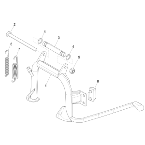 Middenstandaard Piaggio Libert 50 4-takt IGET Euro 5