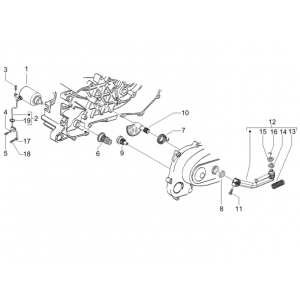 Startmotor - Bendix Gilera Runner 50 SP 50 2-takt LC 2010-2017