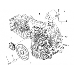 Startmotor - Starttandwiel Vespa GTS 250 ie 2005-2016 (zonder ABS)
