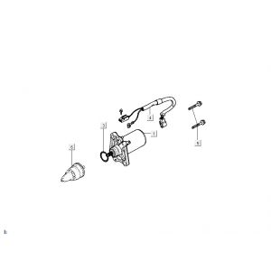Startmotor - Bendix Kymco Super9 2-takt nieuw model zilver