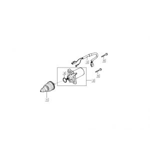 Startmotor - Bendix Kymco Super9 50 2-takt AC oud model matzwart geel