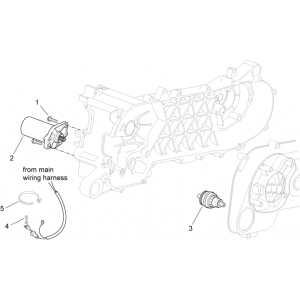 Startmotor Aprilia SR 50 LC (injectie en carburateur) 2004-2009