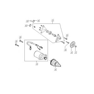 Startmotor - Bendix - Oliepomp Kymco Agility 10' 4-takt silver