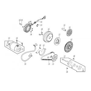Startmotor Kymco GTI 300i