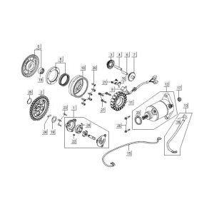 Startmotor Kymco MXU 400