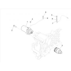 Startmotor - Starttandwiel Vespa Primavera 50 4-takt IGET 3V Euro 5