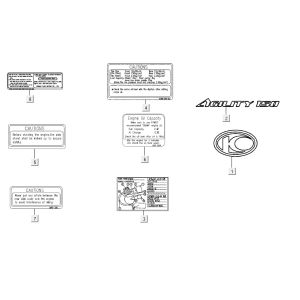 Emblemen - Stickers - Logo Kymco Agility CITY 16 150