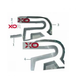 Emblemen - Stickers - Logo Generic Xor 50 2-takt blauw 2006