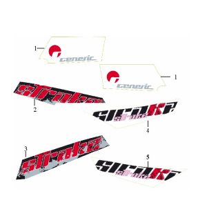 Emblemen - Stickers - Logo Generic Xor Stroke 50 2-takt 2009