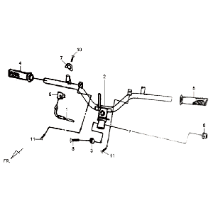 Stuurbocht Remgrepen Kpl L R Sym Symphony SR (BK5560) black