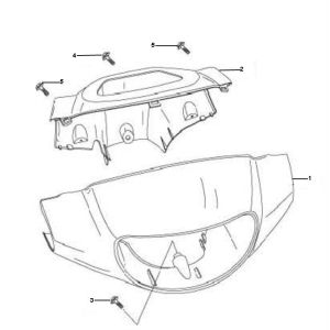 Stuurkappen Berini Speedy 4-takt