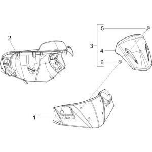 Stuurkappen Gilera Runner 200 VXR 4-takt 2006