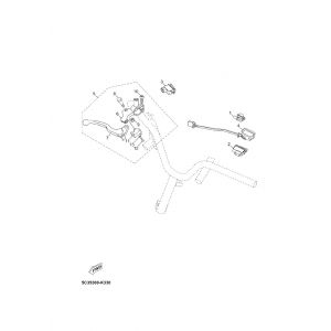 Stuurschakelaars Yamaha Neo's 4-takt 2008→ stuurschakelaars Piaggio Medley 125 ABS E5 2021-2022 (EMEA)