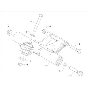 Motorophanging Vespa Primavera 50 4-takt IGET 3V Euro 5