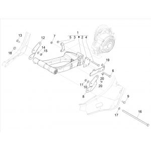 Motorophanging Vespa Elettrica 2018-2019