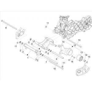 Motorophanging Piaggo Zip 50 4-takt IGET 3V Euro 5