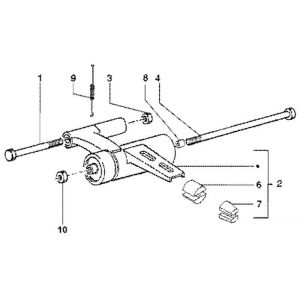Motorophanging Piaggio Liberty 4-takt ←2006