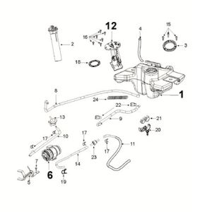 Tank-pump Peugeot Speedfight 4 50i E5