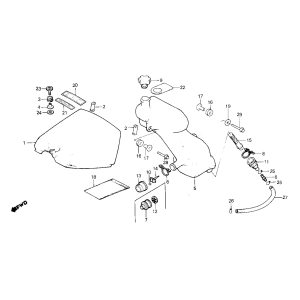 Olietank Honda MB50/MB80