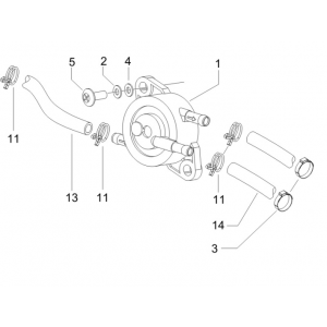 Benzinepomp Gilera Runner 50 SP 50 2-takt LC 2010-2017
