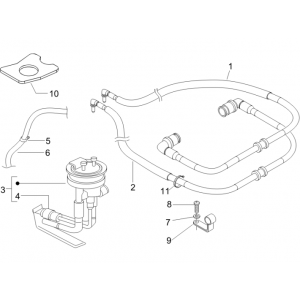 Benzinepomp Piaggio Beverly 500 Euro 3 2007-2012