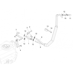 Benzinepomp Piaggio NRG Power DD 50 2-takt LC 2007-2017