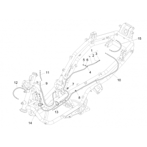 Remkabels - Tankklepkabel Piaggio MP3 500 LT Business 2014-2016