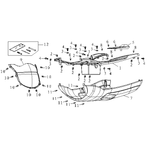 Treeplank AGM FoX grijs