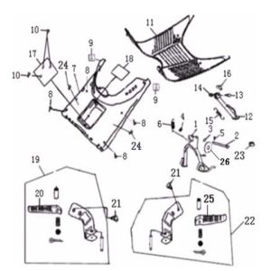 Treeplank Generic Cracker 50 2-takt zwart 2010 25