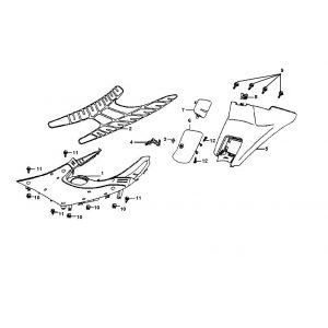 Treeplank Sym Jet Euro-X 2-takt
