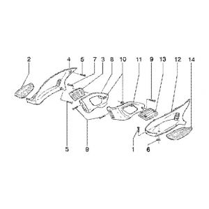 Treeplanken Gilera Runner FXR 180 2-takt