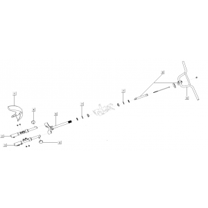 Voorvork - Balhoofdstel Niu U Series turqoise