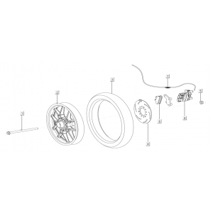 Voorwiel - rem Niu U Series