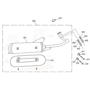 Uitlaat AGM Swan smokey