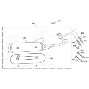 Uitlaat Edwards Tomorrow Legend rood