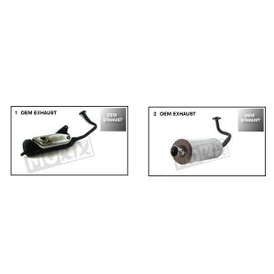 Uitlaat Lintex HT50QT-39 4-takt