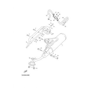 Uitlaat Yamaha Neo's 4-takt 2008→ partsproduct-Uitlaat-Znen-Aurora-4-takt