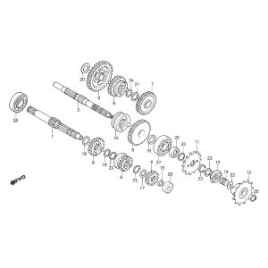 Versnelling Honda MTX