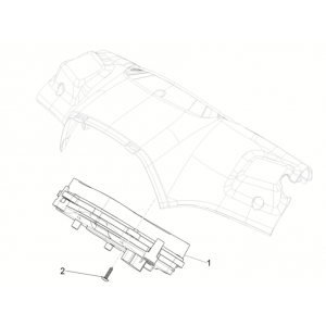 Kilometerteller - Cockpit Vespa Sprint 50 4-takt IGET 3V Euro 5