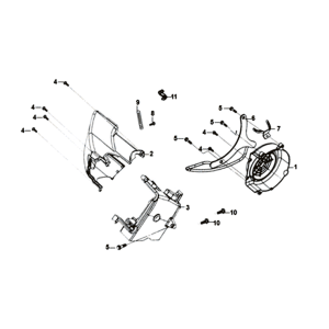 Vliegwieldeksel Sym Orbit III 125I E4